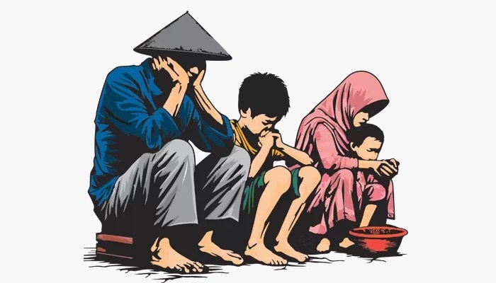Ilustrasi angka kemiskinan