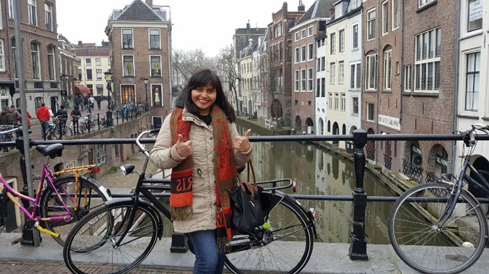 AKTIF ORGANISASI WANITA: Ir Hendah Widya Arnani warga Jombang yang sudah 24 tahun tinggal di Belanda.