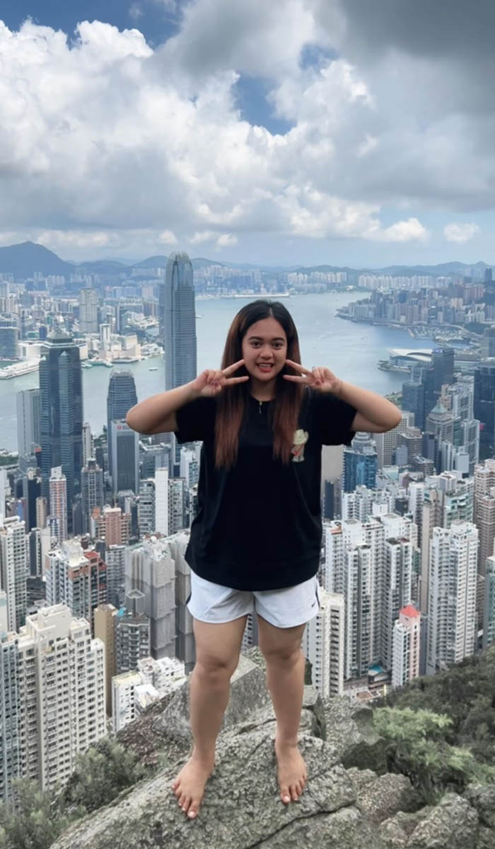 SUKSES: Ummi Khoirotul Lathifah warga Jombang yang bekerja dan tinggal di Saiwanho, Hongkong.