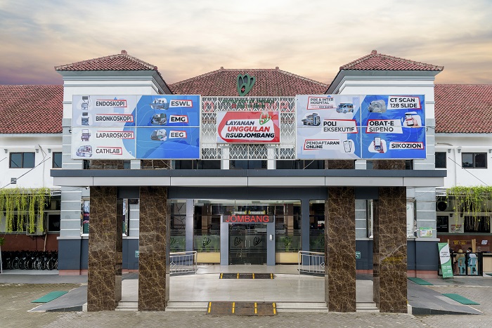 Gedung RSUD Jombang di Jalan KH Wahid Hasyim