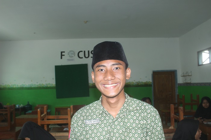 Rheza Putra Giantoro, kelas 9 SMP Islam Al Madinah, Petengan Tambakrejo, Jombang