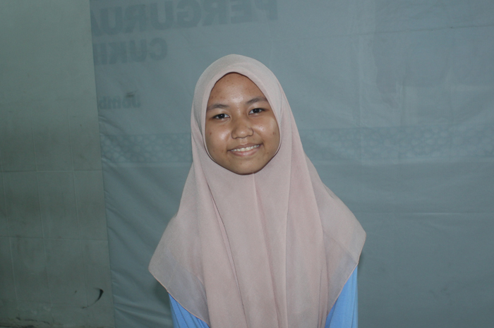 Hasya Hasyimah MS, kelas 7-PQ 2 MTs Perguruan Muallimat Cukir, Diwek, Jombang