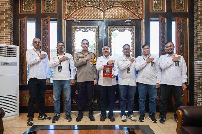 PLN UP3 Mojokerto Audiensi Bersama Polres Jombang