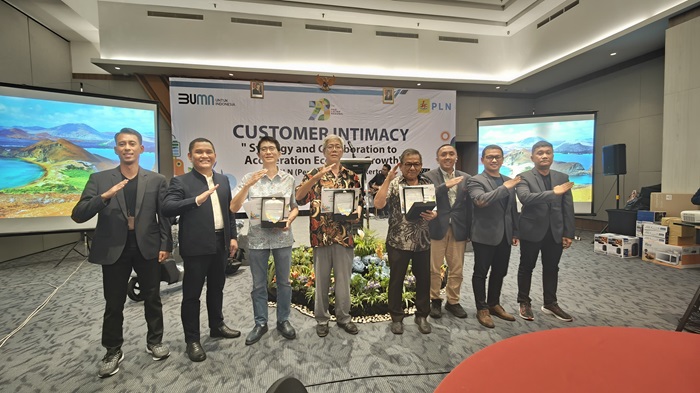 SUKSES: PLN UP3 Mojokerto menyelenggarakan acara Customer Intimacy di Hotel Ayola Sunrise Mojokerto, Selasa (12/11)