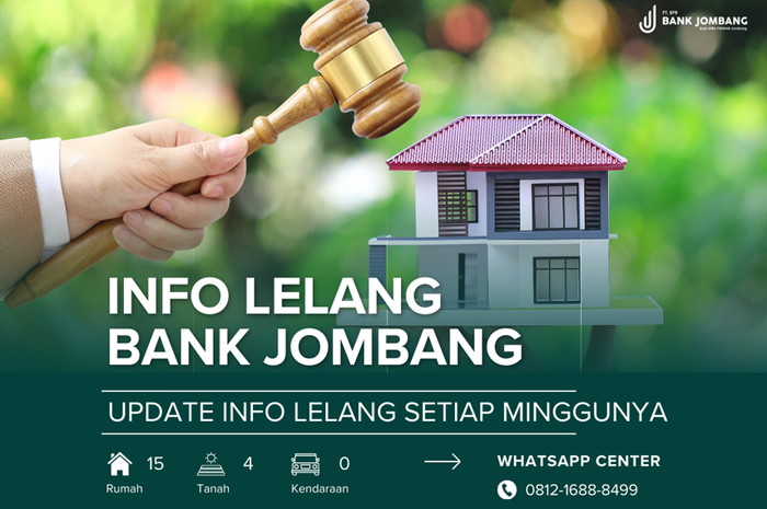 ILUSTRASI: Website lelang aset milik Bank Jombang