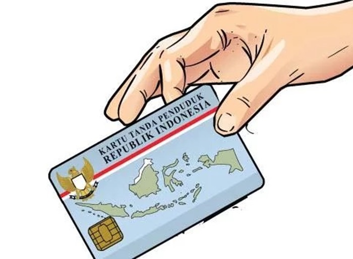 Ilustrasi KTP-elektronik.