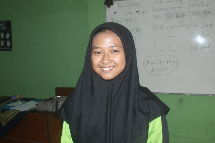 Choirunnisa Fadilah, kelas 10 Akuntansi SMK Unggulan NU Mojoagung, Jombang