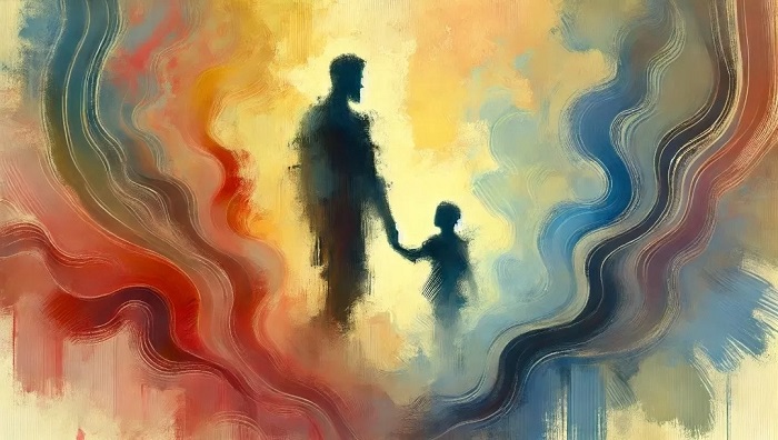 Ilustrasi cerpen tas rajut untuk ayah