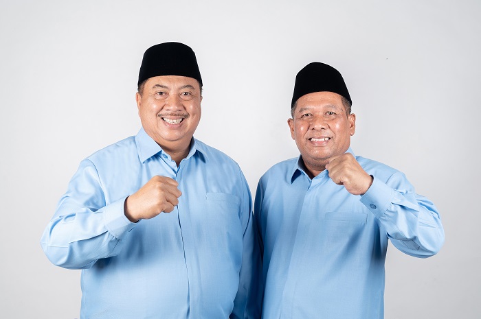 Bupati dan wakil bupati terpilih Jombang Warsubi-Salman.