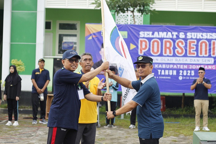 Gebyar Porseni (Pekan olahraga dan seni) 2025 dibuka pada Senin (21/1).