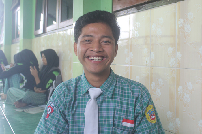 Salman Al Farisi, kelas 12 TKJ 1 SMK Unggulan NU Mojoagung, Jombang