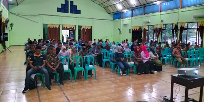 FOTO: Sosialisasi dilaksanakan kepada KKMI, MKKS, K3SD, KKMTs, di Aula 2 Dinas P dan K Jombang