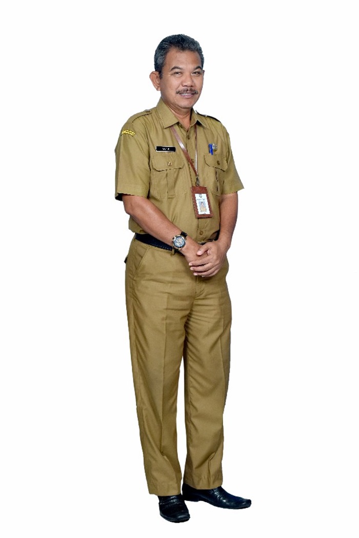 Kepala SMPN 2 Jombang Alim MPd.