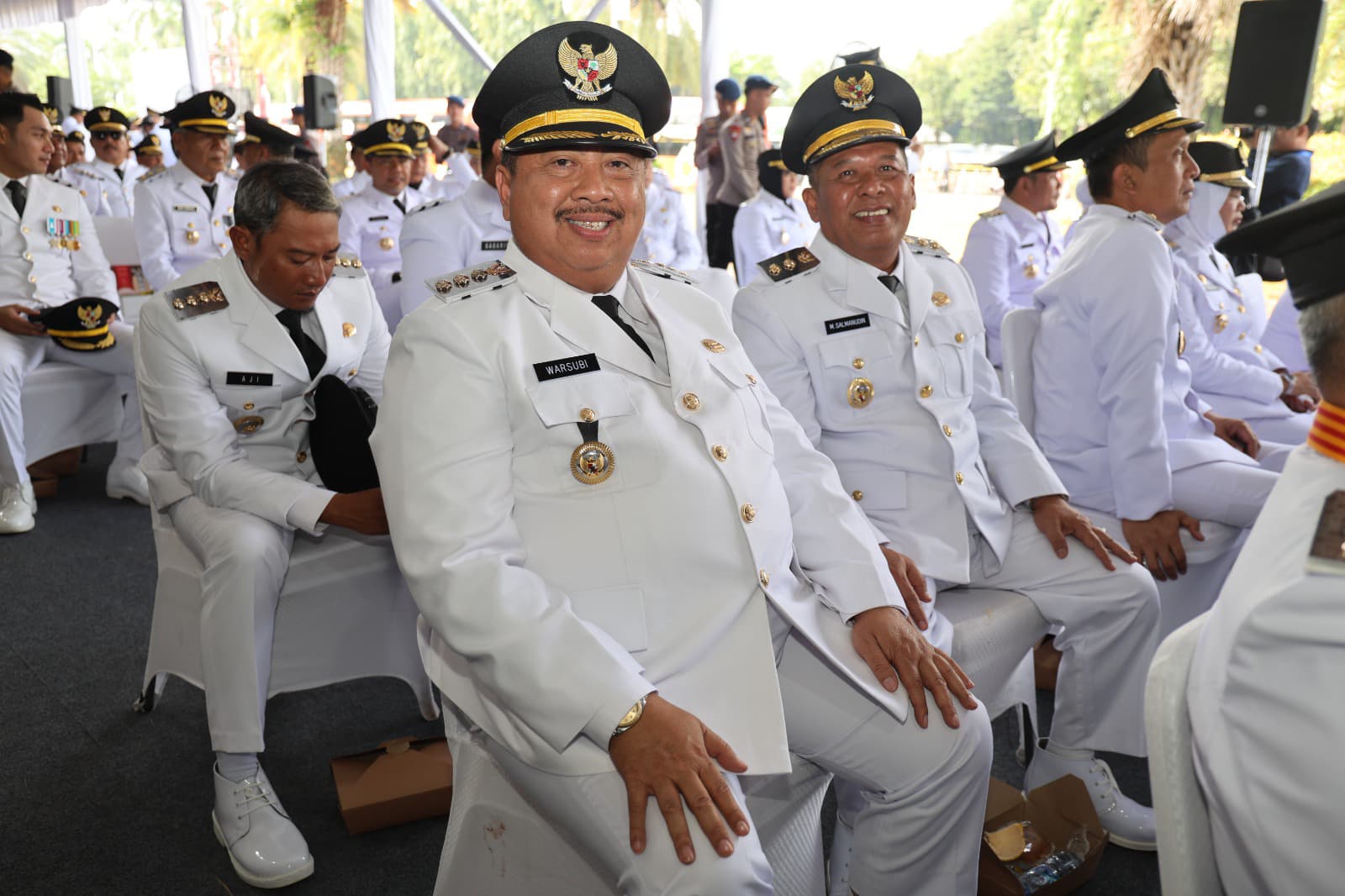 SAH: Warsubi &ndash; Salman resmi menjabat Bupati &ndash; Wakil Bupati Jombang usai dilantik Presiden RI Prabowo, Kamis (20/2).