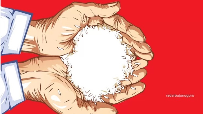 Ilustrasi beras. (Radar Bojonegoro)