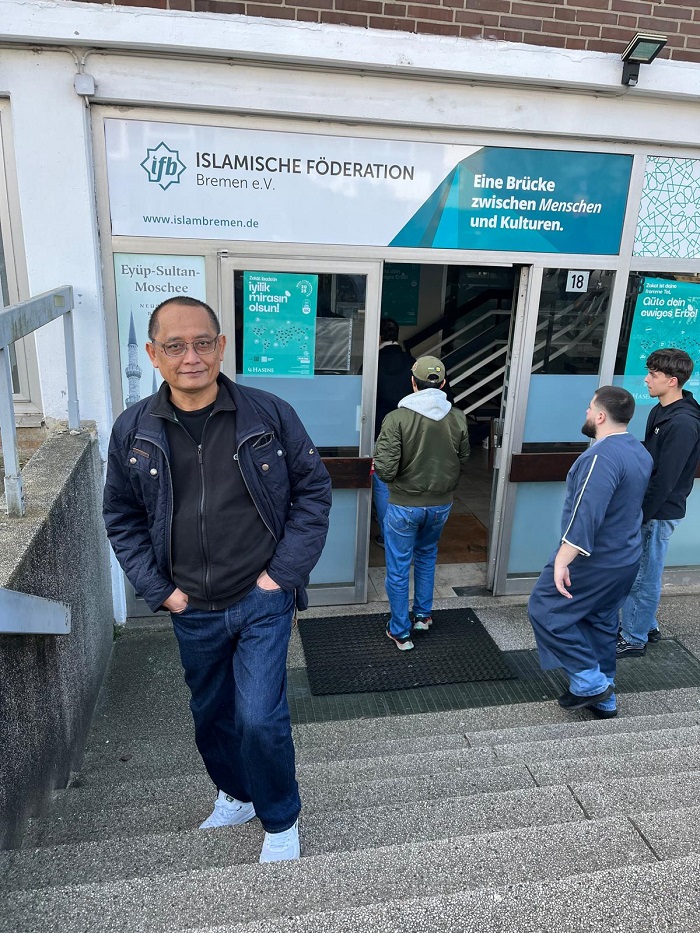 Rizal Noersoesetija Dwitantonoputra, warga Kepanjen, Kecamatan Jombang yang tinggal di Bremen Jerman.
