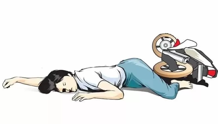Ilustrasi kecelakaan lalu lintas