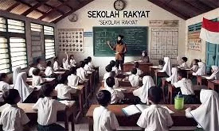 Ilustrasi sekolah rakyat