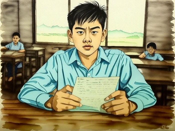 Ilustrasi siswa dinyatakan tidak lulus.