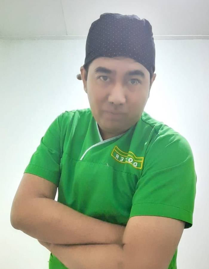 dr Yohanes Ary Prayoga MMB  Kepala Bidang Pelayanan Medis Rumah Sakit Kristen Mojowarno (RSKM)