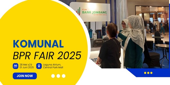 Bank Jombang hadir dalam Komunal BPR Fair di Central Park Mall (Laguna Atrium), Jakarta Barat Rabu (28/5) hingga Minggu (1/6)