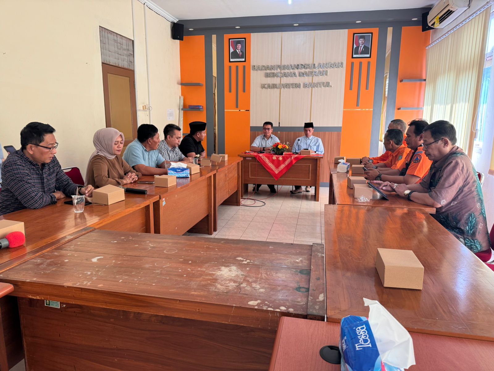 Komisi C DPRD bersama BPBD Jombang saat studi banding ke BPBD Bantul