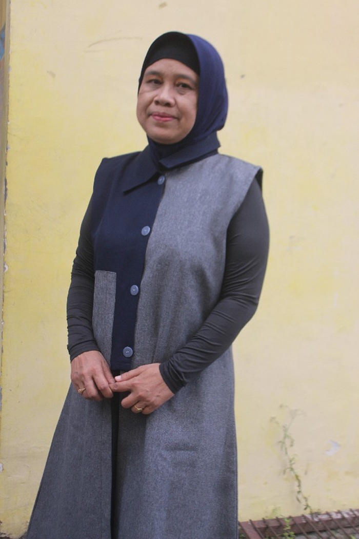 Kepala SMKN Kudu, Erna Kusrini SPd MMPd.
