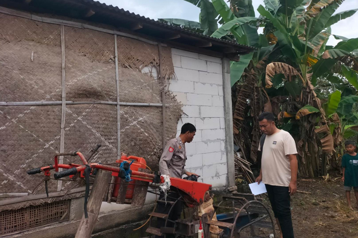 Aksi pencurian diesel mesin traktor meresahkan petani Desa Mangunan, Kecamatan Kabuh, Jombang.