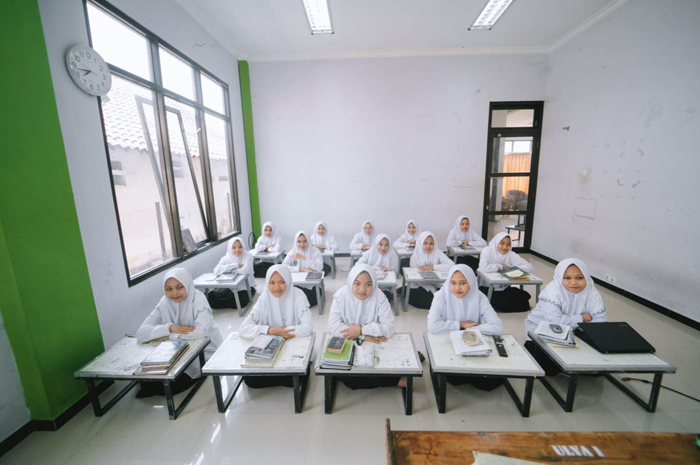 RAJIN: Santri Fathul Ulum Puton Diwek, Jombang mengikuti pembinaan persiapan MQK Provinsi Jatim,