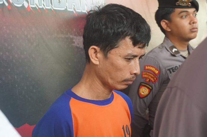 Moch Jinar Ridwan, 41, warga Desa Grogol, Kecamatan Diwek, Jombang kembali berurusan dengan polisi.