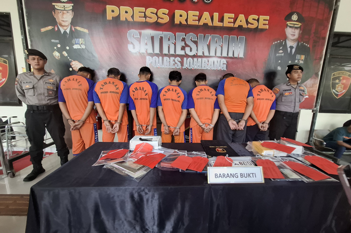 Tujuh pelaku curanmor di Jombang dibekuk polisi dalam dua bulan terakhir.