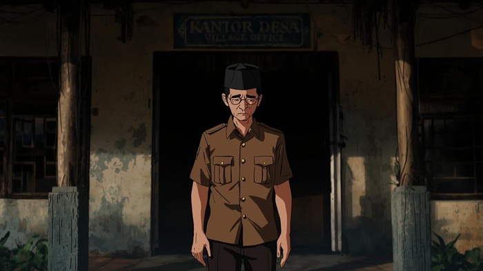 Ilustrasi perangkat desa.