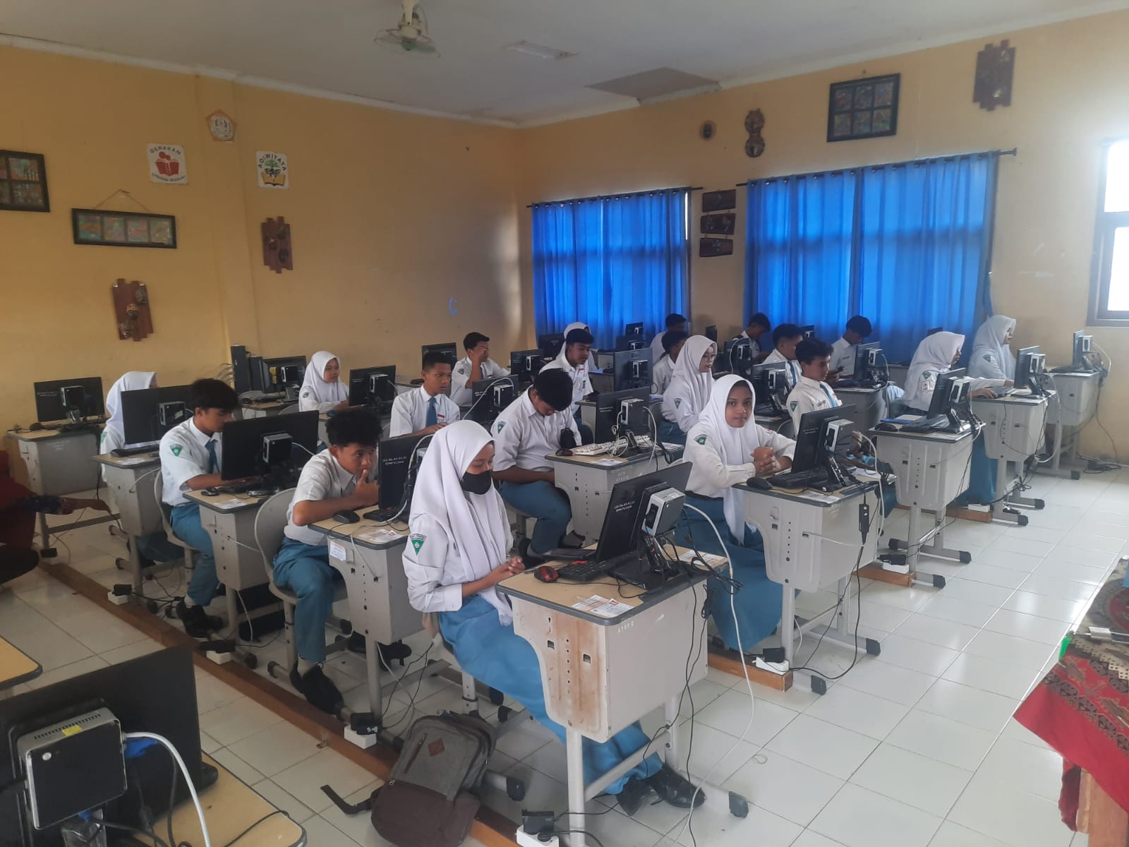Pelaksanaan TKA di SMAN Mojoagung