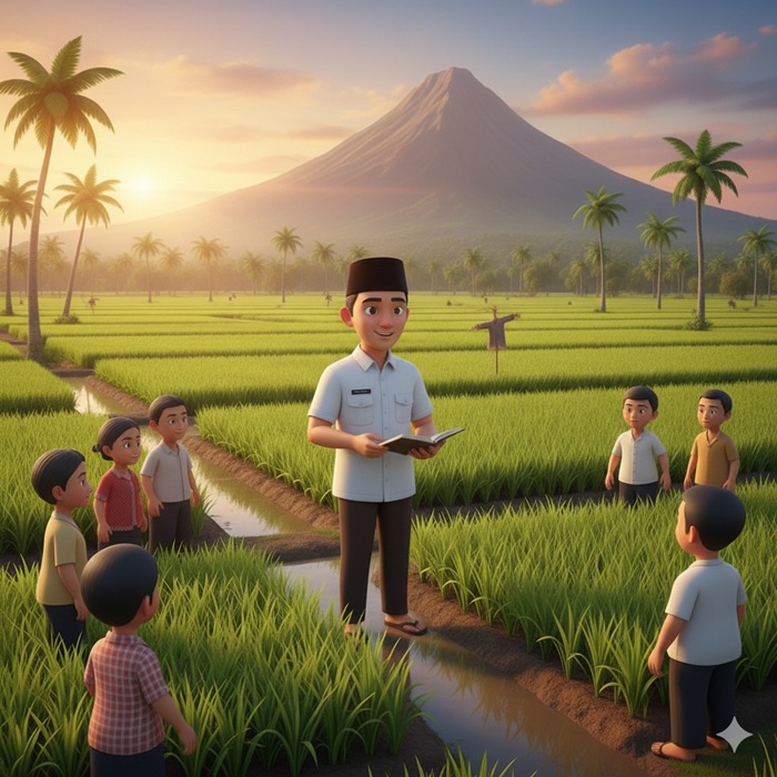 Ilustrasi PPL (Penyuluh Pertanian Lapangan).
