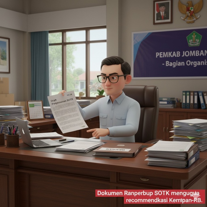 Ilustrasi draft penyesuaian SOTK.