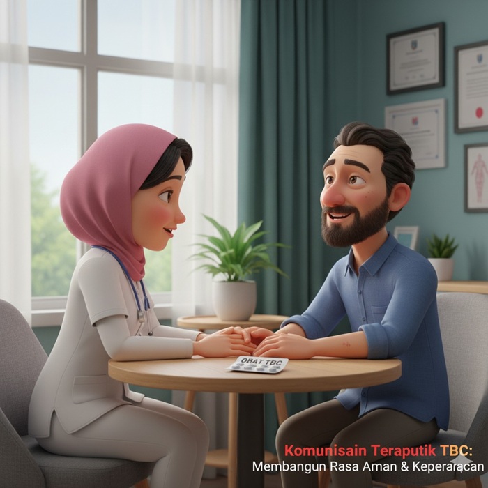 Ilustrasi pasien TBC.