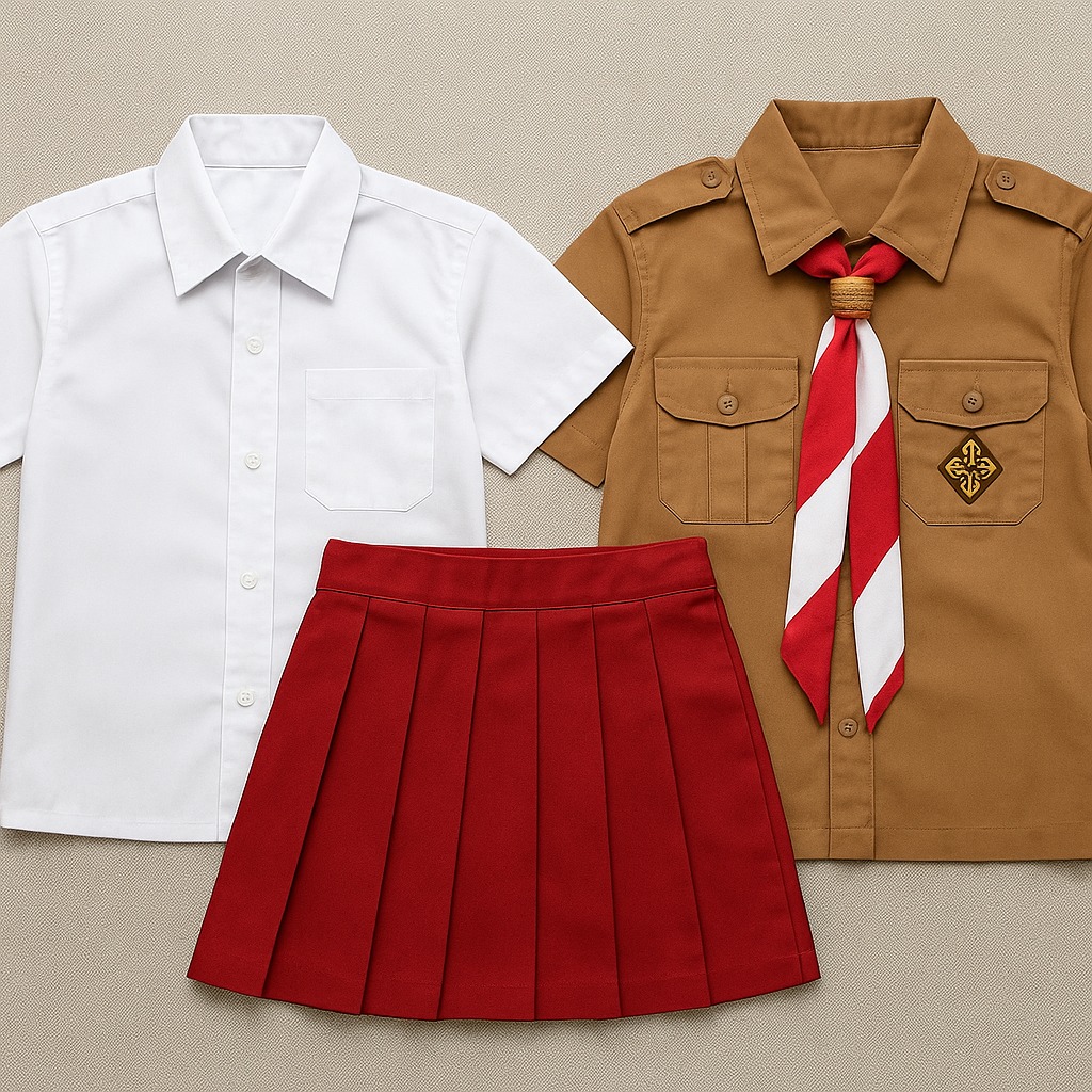 Ilustrasi proyek seragam gratis Jombang