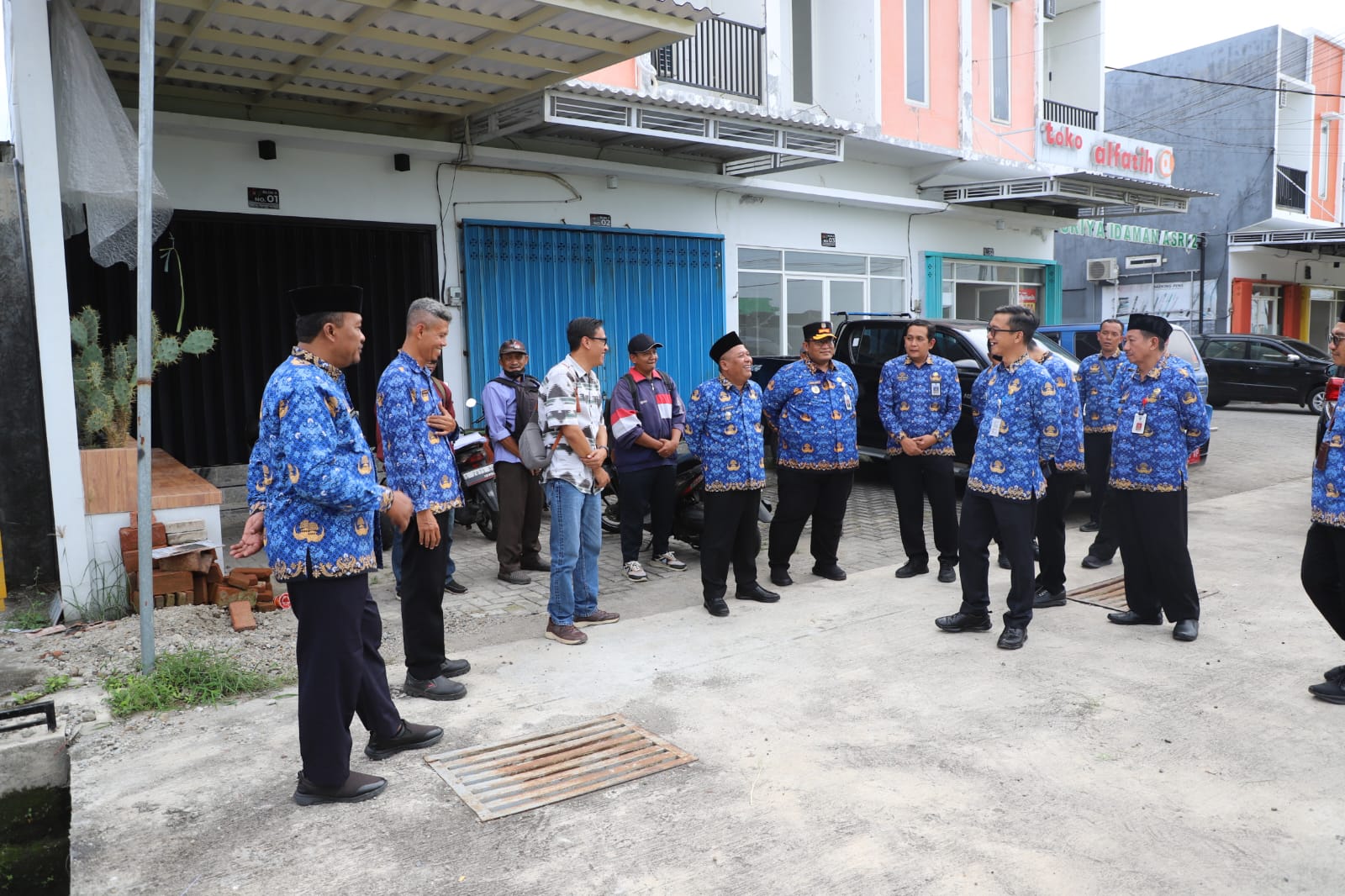 Wakil Bupati Jombang Salmanudin Yazid turun langsung memantau sejumlah proyek fisik, Senin (17/11).