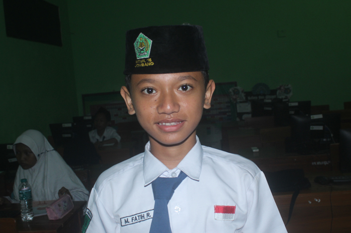 M Fatih Romadlan, Kelas 8-D MTsN 15 di Keras, Diwek, Jombang