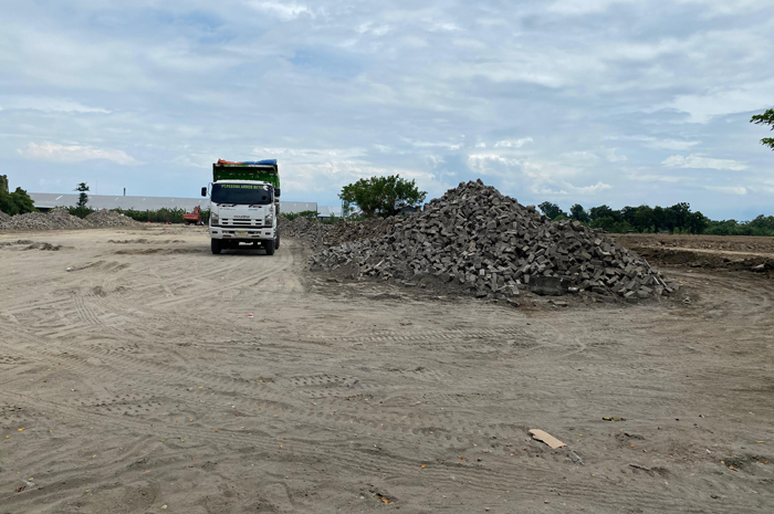 Lahan eks Terminal Barang Desa Tunggorono, Kecamatan Jombang bakal dibangun Sekolah Rakyat.
