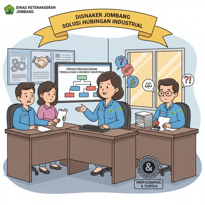 Ilustrasi Perselisihan Hubungan Industrial (PHI).