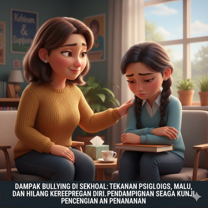 Ilustrasi dampak bullying.