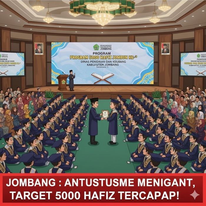 Ilustrasi wisuda Hafiz Juz 30 siswa SD.