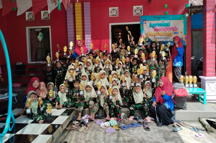 Pelaksanaan Apresiasi Mengarsir Mamamia di Kecamatan Ngoro, Jombang berjalan lancar.
