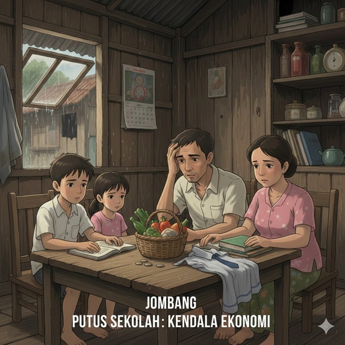 Ilustrasi putus sekolah SMP.