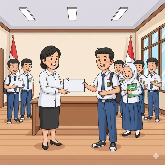 Ilustrasi bantuan pendidikan siswa SMA/SMK/SLB.