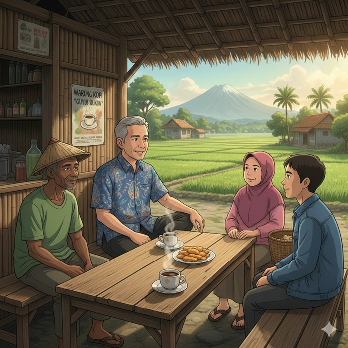 Ilustrasi serap aspirasi warga.