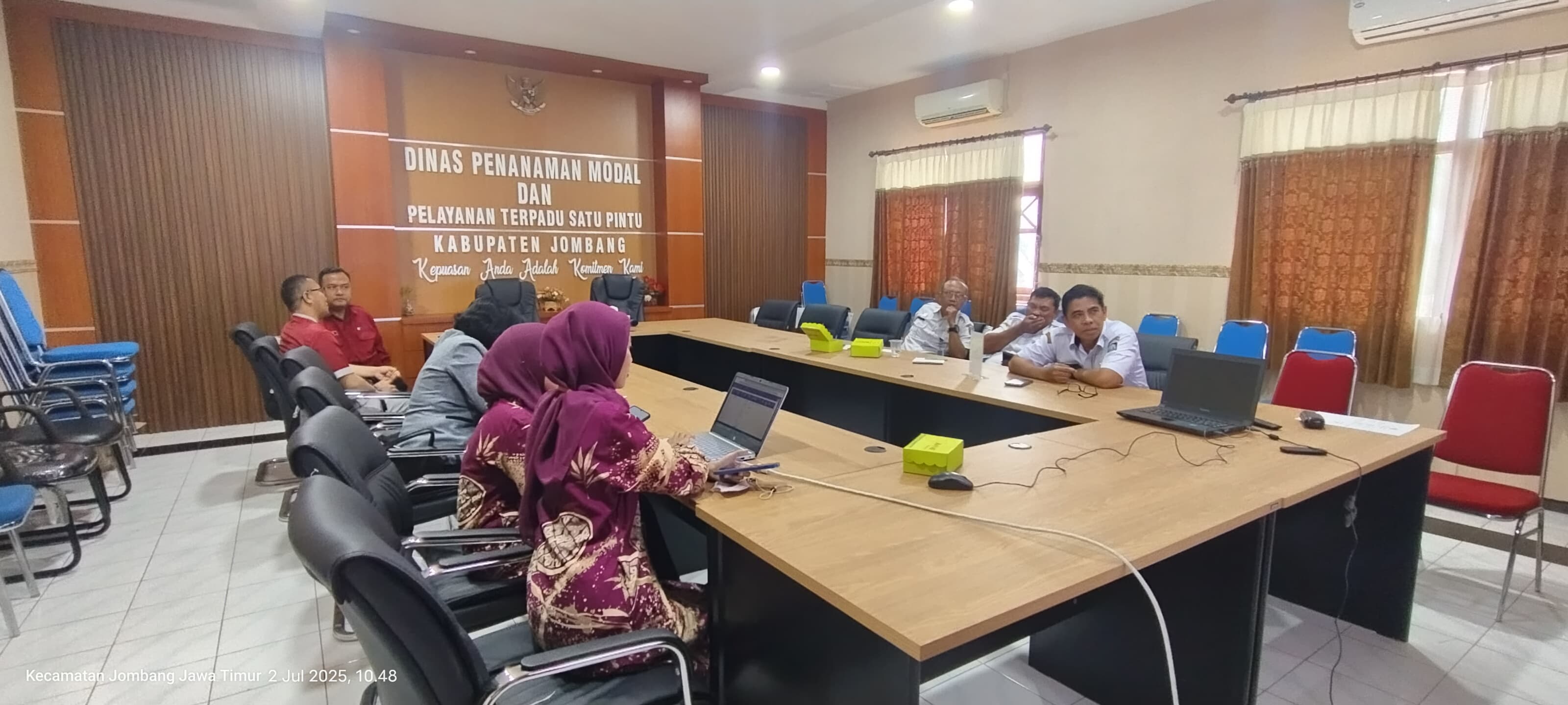 SUKSES: Inovasi KLIK JOIN besutan DPMPTSP Jombang untuk meningkatkan kepatuhan pelaporan LPKM