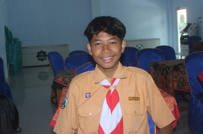 Muhammad Cahyo Ramadhan, Kelas X TPM 2 SMK Unggulan NU Mojoagung, Jombang.