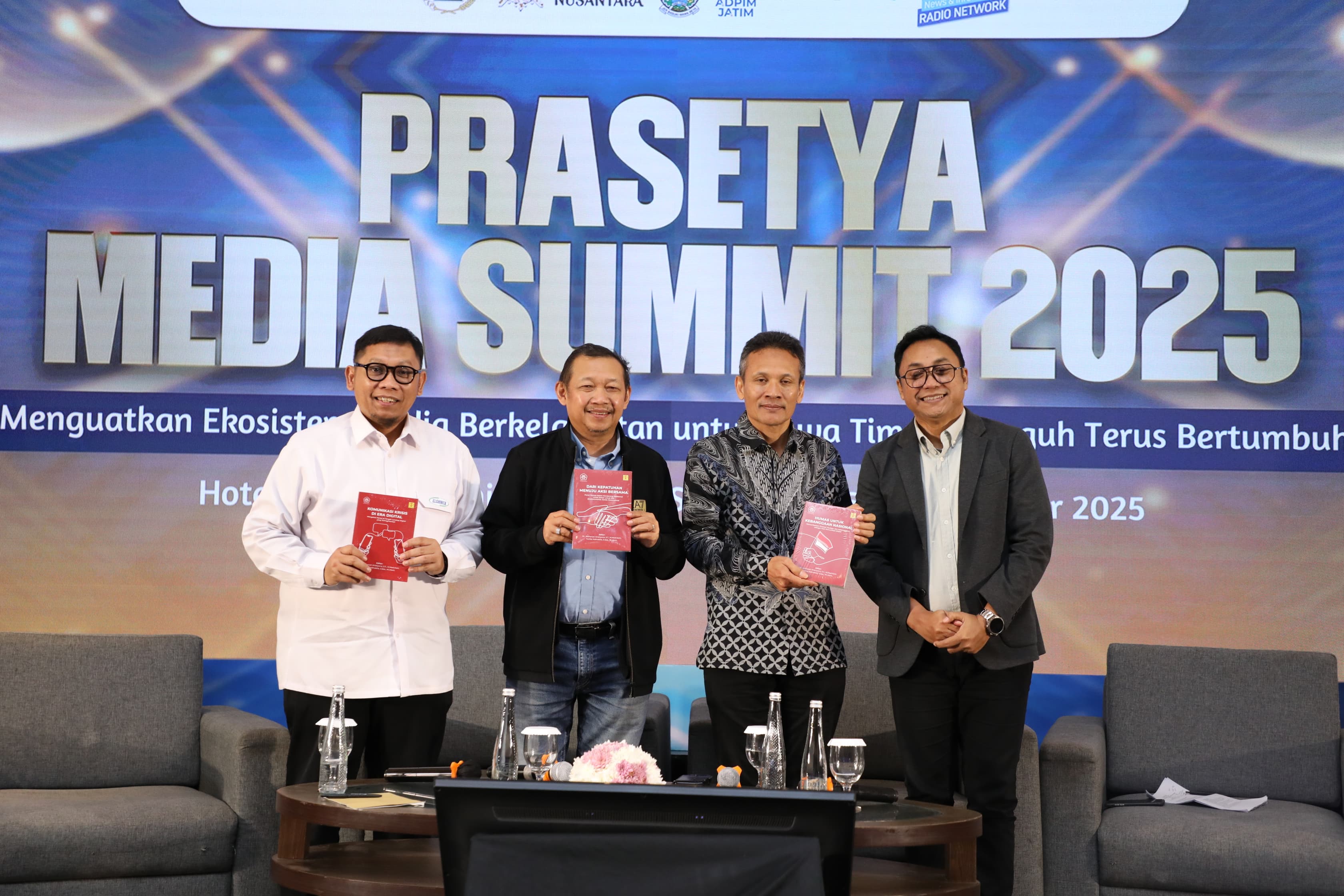 Prasetya Media Summit (PMS) 2025 di Hotel Santika Premiere Gubeng Surabaya, (16-17/12).